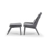 Outdoor Armchair with Footrest - Como