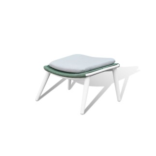 Outdoor Lounge Armchair with Footrest - Como | Grattoni