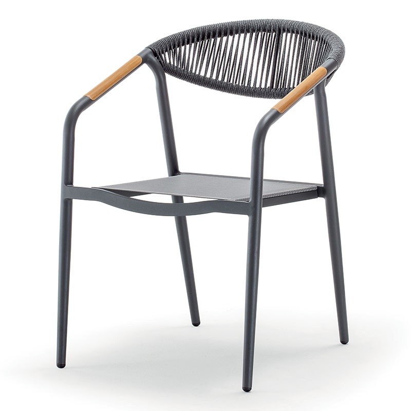 Outdoor Stackable Armchair - Maui | Grattoni