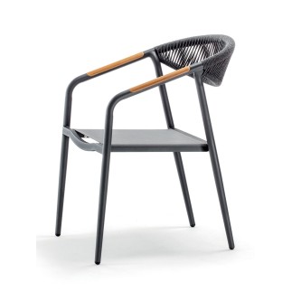 Outdoor Stackable Armchair - Maui | Grattoni