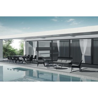 Garden Lounge Set with Aluminium Coffee Table - Como | Grattoni