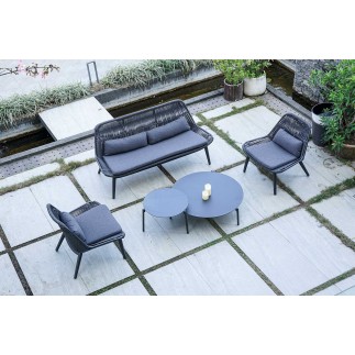 Garden Lounge Set with Aluminium Coffee Table - Como | Grattoni