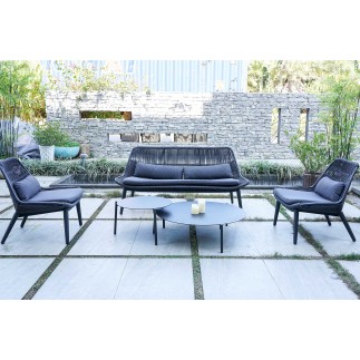 Garden Lounge Set with Aluminium Coffee Table - Como | Grattoni