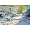 Salotto da Giardino con Tavolino in Alluminio - Como
