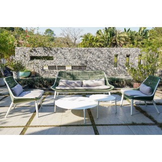 Garden Lounge Set with Aluminium Coffee Table - Como | Grattoni