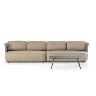 Modular Rope Sofa with Coffee Table - Soft