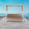 Daybed Reclinabile con Materasso in Ecopelle - Antigua