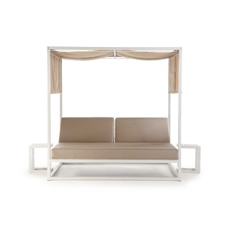 Daybed Reclinabile con Materasso in Ecopelle - Antigua