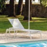 Stackable Sundeb with Teak Armrests - Alpha