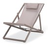 Outdoor Deck Chairs with Headrest - Rio