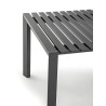 Extendable Table with Slatted Top - Stromboli