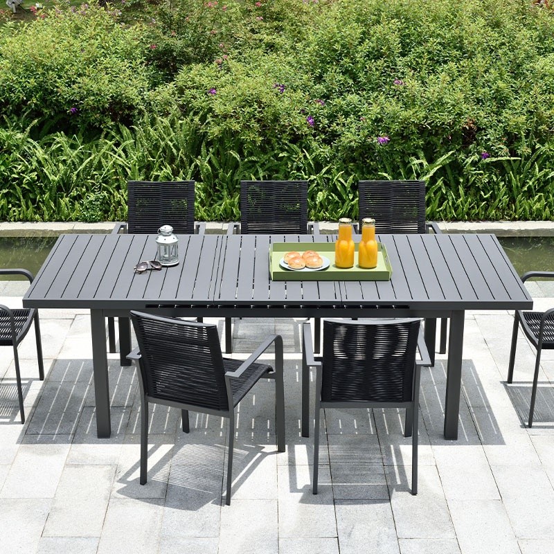 Outdoor Table with Aluminum Top - Lipari | Grattoni