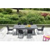 Outdoor Table with Aluminum Top - Lipari