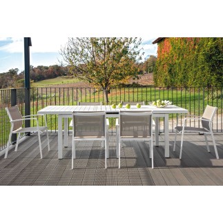 Outdoor Table with Aluminum Top - Lipari | Grattoni