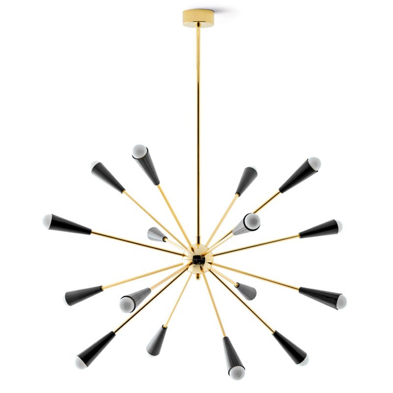 Brass Ceiling Lamp - Sputnik | ISA Project