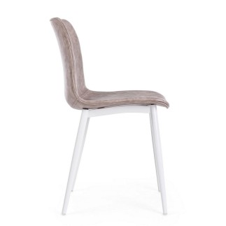 Chair Upholstered in Eco-Leather - Kyra | Bizzotto