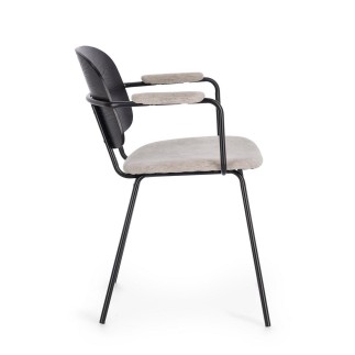 Indoor Chair with Fabric Seat - Sienna | Bizzotto