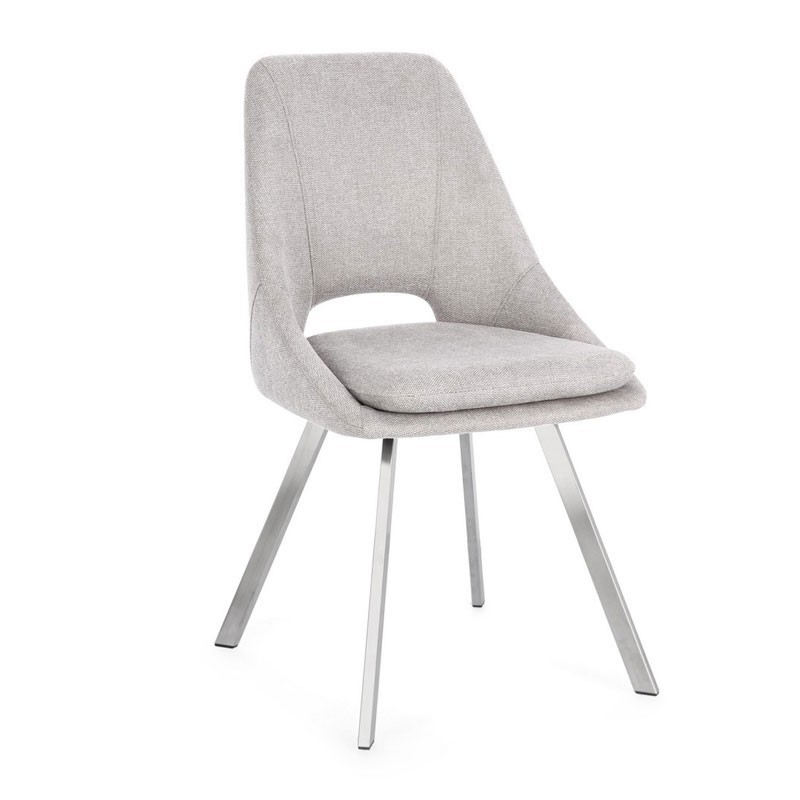 Upholstered Fabric Chair - Kashar | Bizzotto