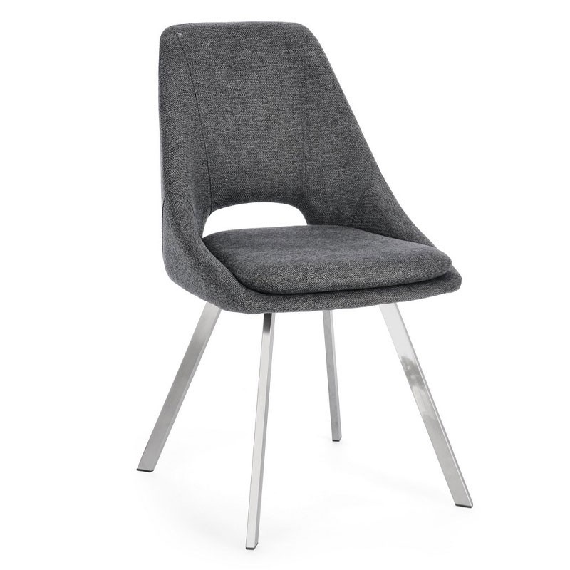 Upholstered Fabric Chair - Kashar | Bizzotto