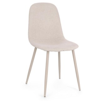 Microfiber or Fabric Upholstered Chair - Irelia | Bizzotto
