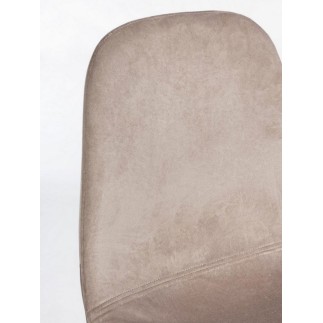 Microfiber or Fabric Upholstered Chair - Irelia | Bizzotto