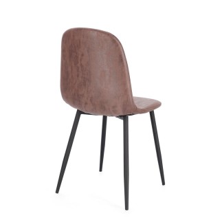 Microfiber or Fabric Upholstered Chair - Irelia | Bizzotto