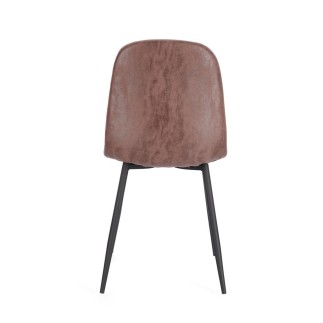 Microfiber or Fabric Upholstered Chair - Irelia | Bizzotto