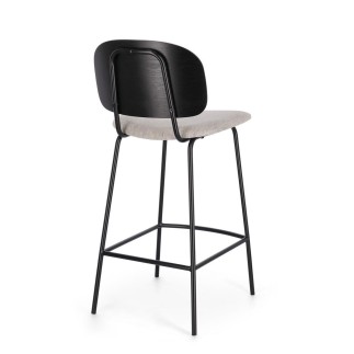 Indoor Stool with Fabric Seat - Sienna | Bizzotto