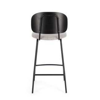 Indoor Stool with Fabric Seat - Sienna | Bizzotto