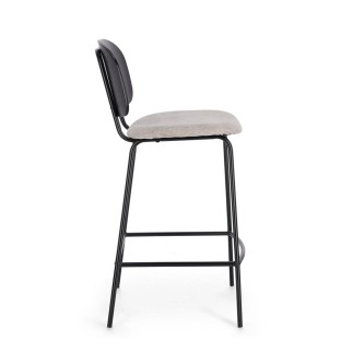 Indoor Stool with Fabric Seat - Sienna | Bizzotto