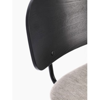 Indoor Stool with Fabric Seat - Sienna | Bizzotto