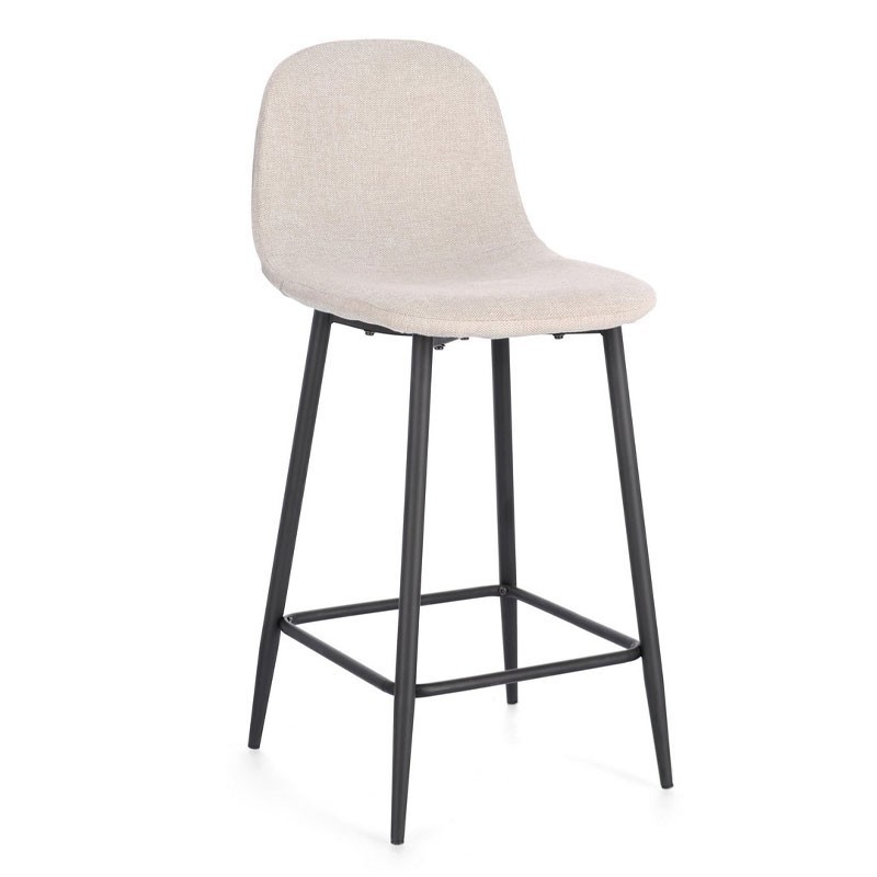 Fabric Upholstered Stool - Irelia | Bizzotto