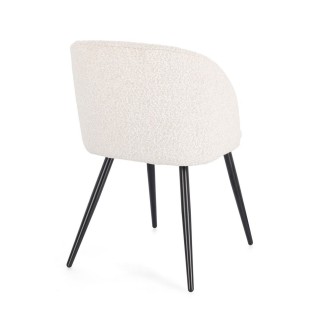 Design Chair with Bouclè Upholstery - Queen | Bizzotto