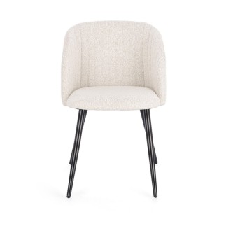 Design Chair with Bouclè Upholstery - Queen | Bizzotto