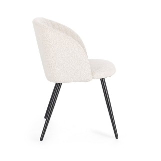 Design Chair with Bouclè Upholstery - Queen | Bizzotto