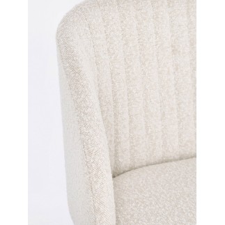 Design Chair with Bouclè Upholstery - Queen | Bizzotto