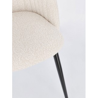 Design Chair with Bouclè Upholstery - Queen | Bizzotto