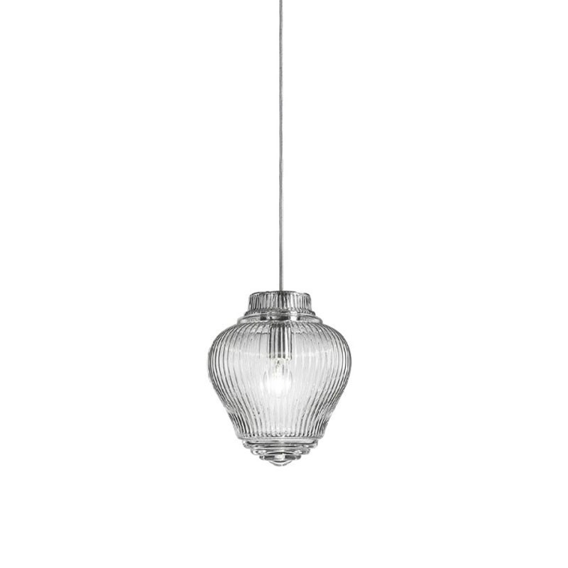 Glass suspension lamp - Clyde | IsaProject