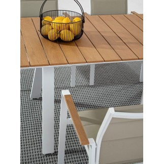 Outdoor Chair with Armrests - Kubik | Bizzotto