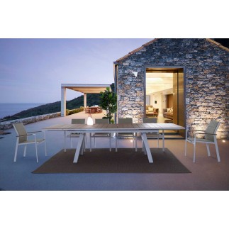 Outdoor Chair with Armrests - Kubik | Bizzotto