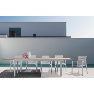 Outdoor Chair with Armrests - Kubik | Bizzotto