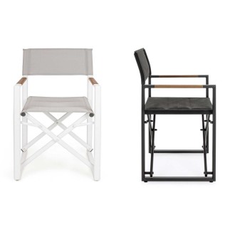 Director Chair with Wooden Details - Lagun | Bizzotto