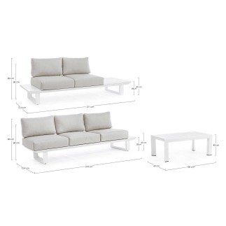 Outdoor Corner Set Sofa - Konnor | Bizzotto