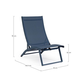 Bizzotto Reclining Lounge Armchair - Taylor