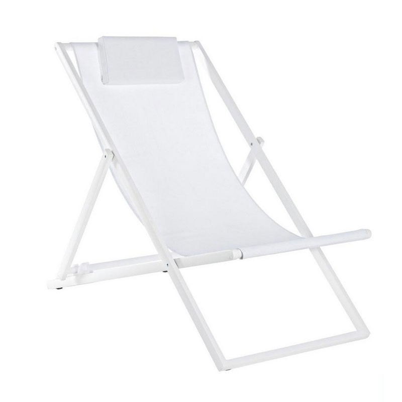 Outdoor Deck Chairs with Headrest - Taylor | Bizzotto