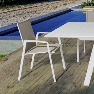 Textilene Stackable Outdoor Chair - Cruise | Bizzotto