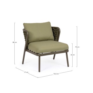 Outdoor Armchair in Rope - Harlow