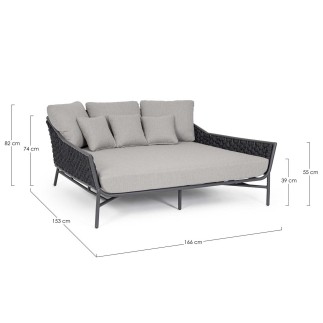 Daybed da Esterno in Alluminio - Everly