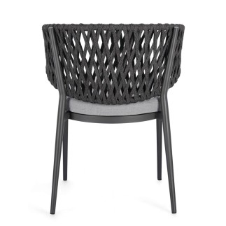 Chair in Stackable Rope - Noelia | Bizzotto