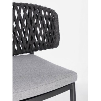 Chair in Stackable Rope - Noelia | Bizzotto